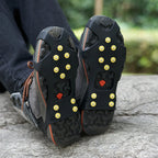 10 Teeth Climbing Crampons Anti-Slip Mountaineering Cleats Unisex Snow Claw Shoe Covers Walking Hiking Accessories