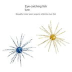 2PCS Dice Fishing Sea Urchin Lures 2.8g 8.7g Silicone Worm   Lure Handmade Artificial Tackle.