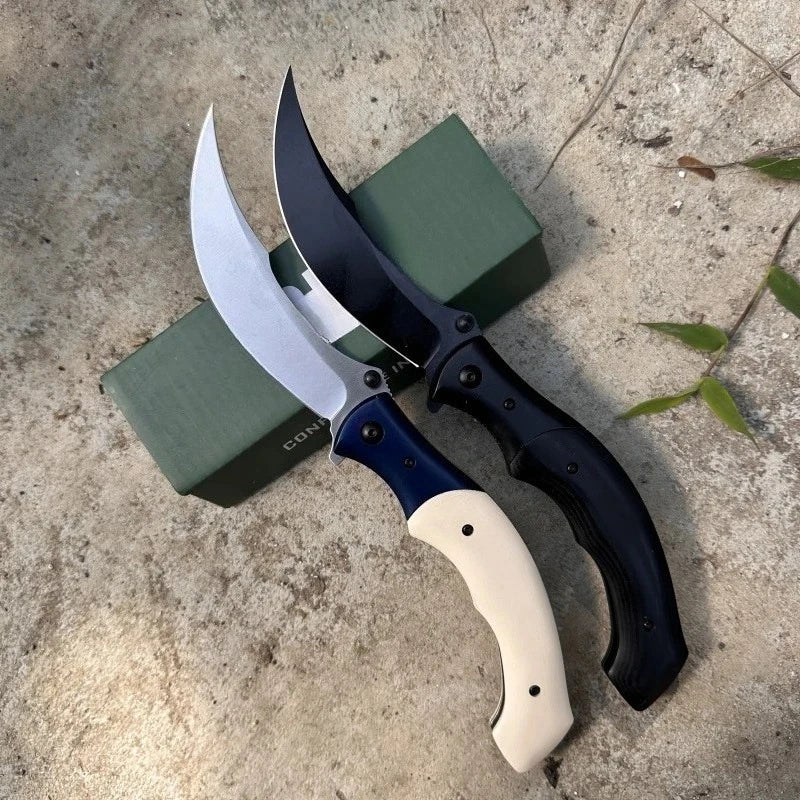 7471 Multi-function Carving Knife 8Cr13Mov Steel Blade Outdoor Tactical Hunting Knife EDC Multi-purpose