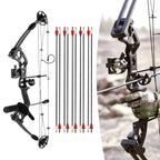 Compound Bow Arrow Set Right Hand Archery Compound Bows Draw Weight 30-55lbs,Adjustable for Adults and Beginners 310fps