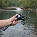 Sougayilang DC Baitcasting Reel & Carbon Fishing Rod Combo 7.2:1 Gear Ratio Ultralight Baitcaster Set for Bass  Fishing