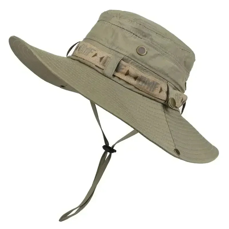 Outdoor Summer Men's Wide Brim Bucket Hat