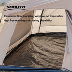 Sonuto Tent outdoor camping overnight two-bedroom portable thickened field awning camping equipment family gathering