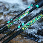 Sougayilang 2section Baitcasting Fishing Rod Carbon Fiber Fishing Pole 1.65m Spinning Rod EVA Handle Grip Bass Freshwater