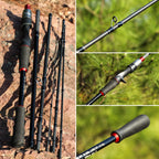 Sougayilang Lure Fishing Rod 1.8m 2.1m Spinning  Bait Casting Rod Carbon Fiber EVA Handle Fishing Pole