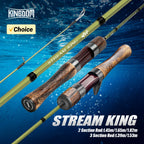 STREAM KING  Spinning Fishing Rod  61.9g Ultralight Casting Carbon Rods MF Action UL L power  Fishing Tackle Travel Rod