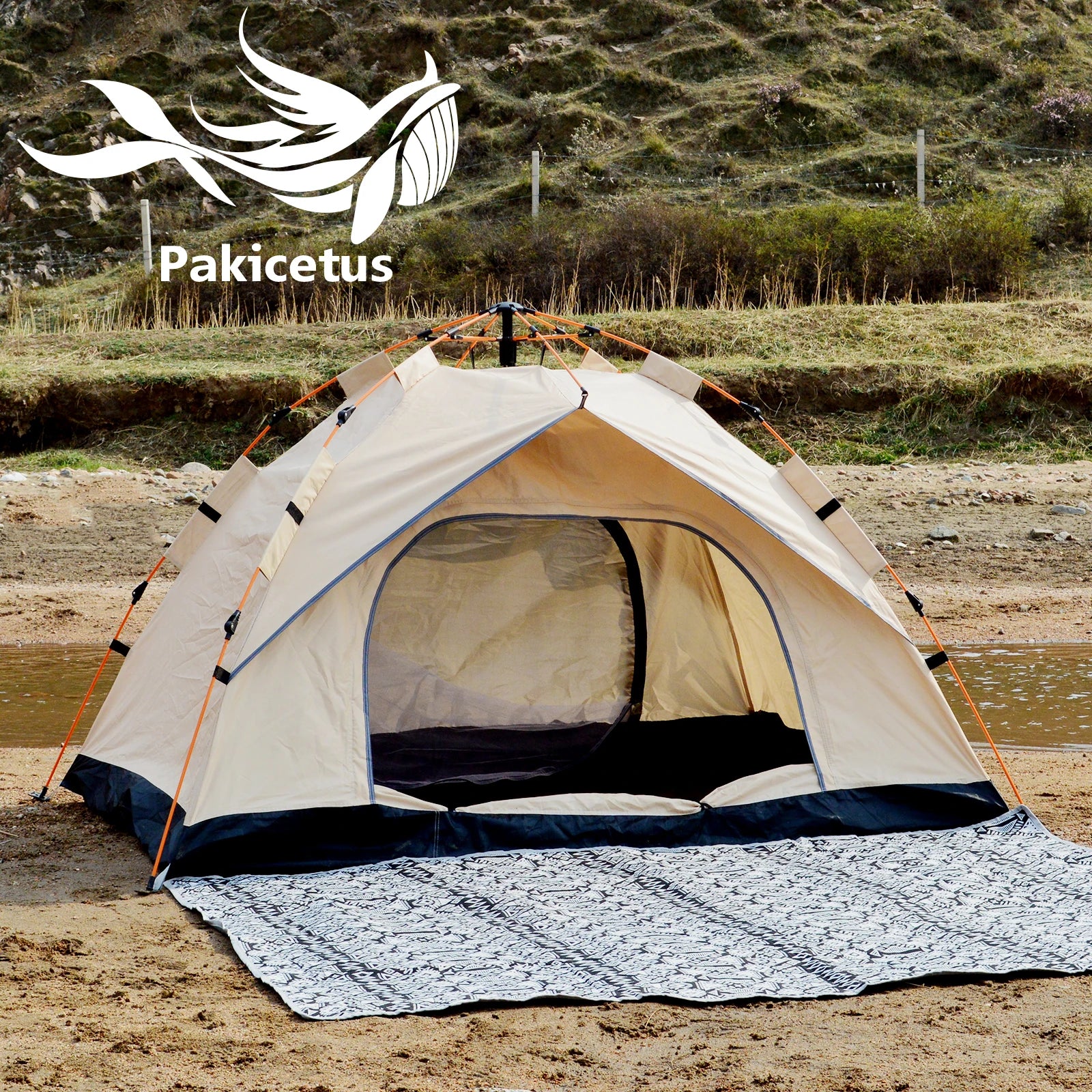 3-4 Person Portable Instant Pop-Up Tent