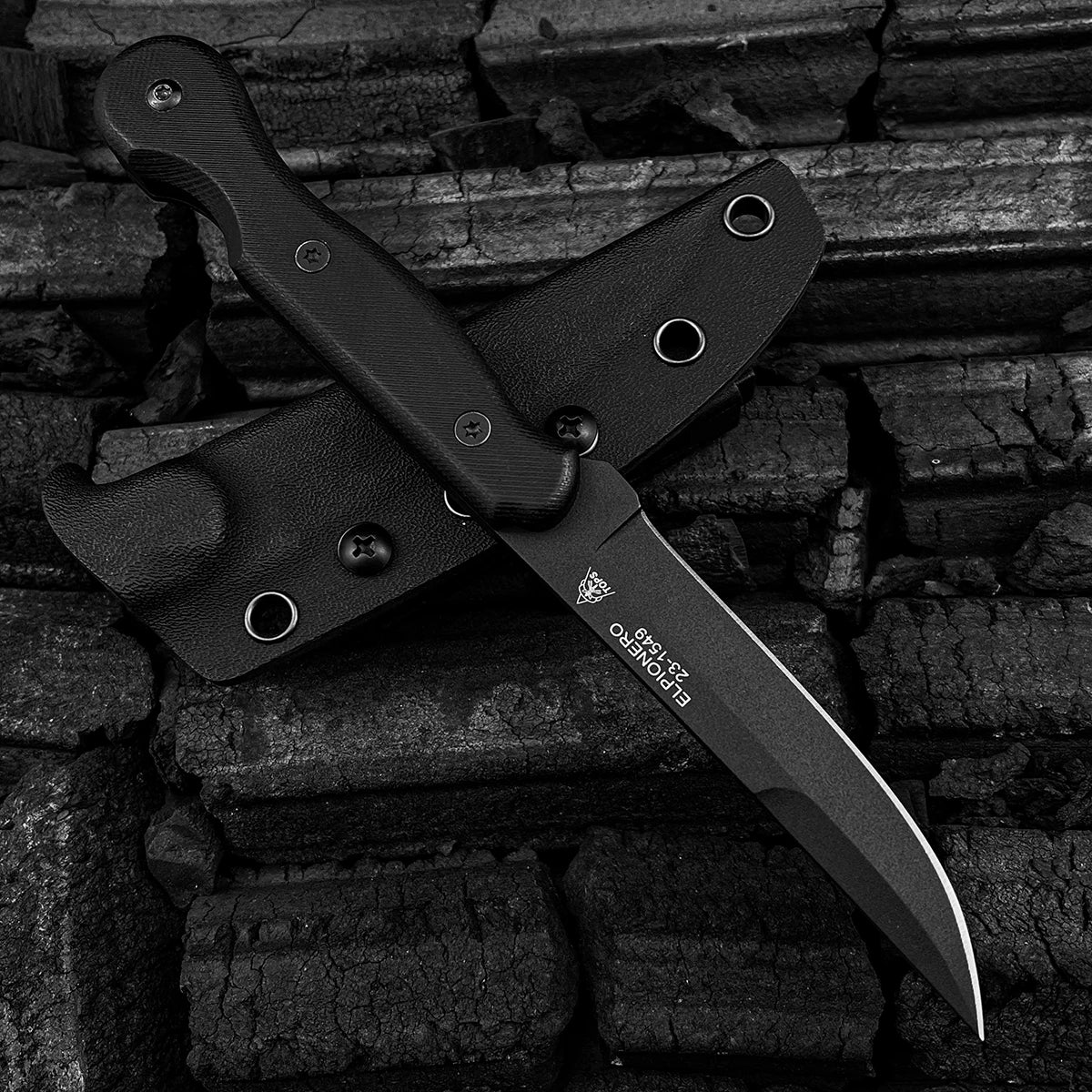 Fixed Blade knife G-10 Handles  Kydex Sheath Outdoor Hunting Survival Knife hiking self defense Tactical EDC Knife