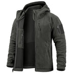 Men's Hunting Full Zip Multi-Pockets Fleece Jacket