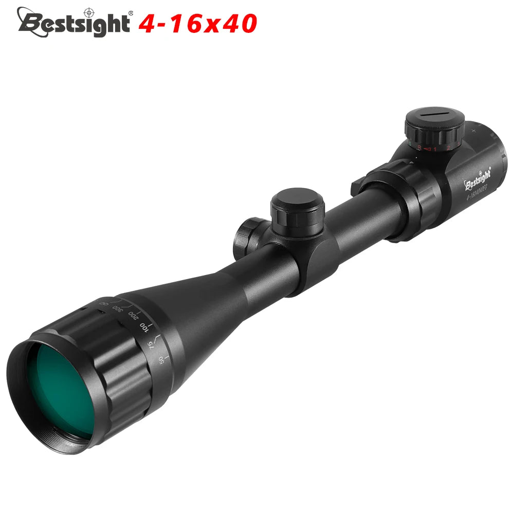 4-16X40 AOE Optics Hunting  Red&Green Dot Illuminated Sight Scope Hunting Gear