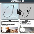 25-100Pcs Weedless Drop Shot Hooks Wacky Rig Worm Hook Sea Bass Fishing Tackle for Soft Lure