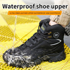 Men Steel Toe Work Shoes Anti-smash Anti-puncture Indestructible Shoes Protective Security Footwear Boots