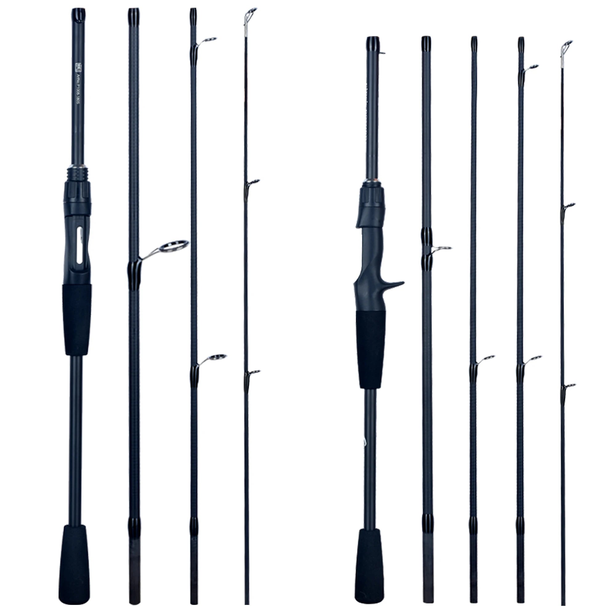 FLENHAI Spinning Baitcasting Travel Carbon Mini Fishing Rods 1.8~2.4m Casting Weight 5-30g M Fast Lure Goods