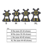 10 Teeth Climbing Crampons Anti-Slip Mountaineering Cleats Unisex Snow Claw Shoe Covers Walking Hiking Accessories