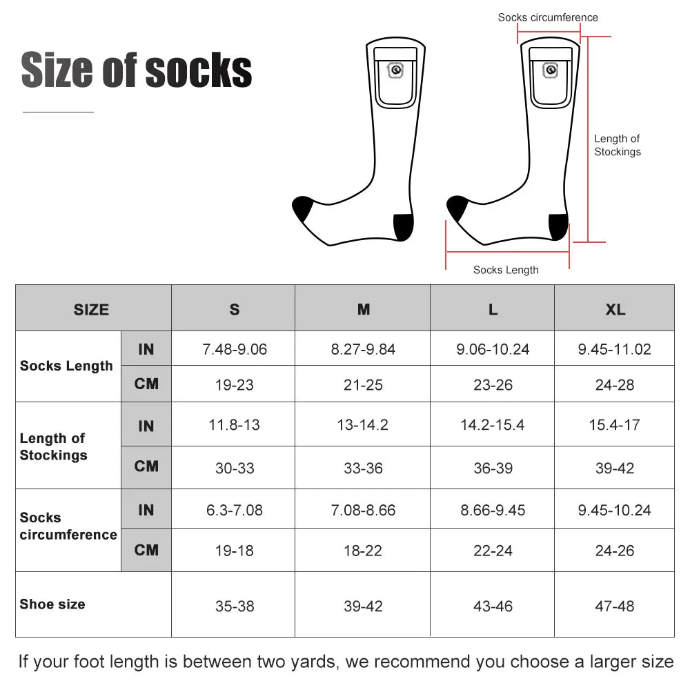 Winter Rechargeable Heating Socks
