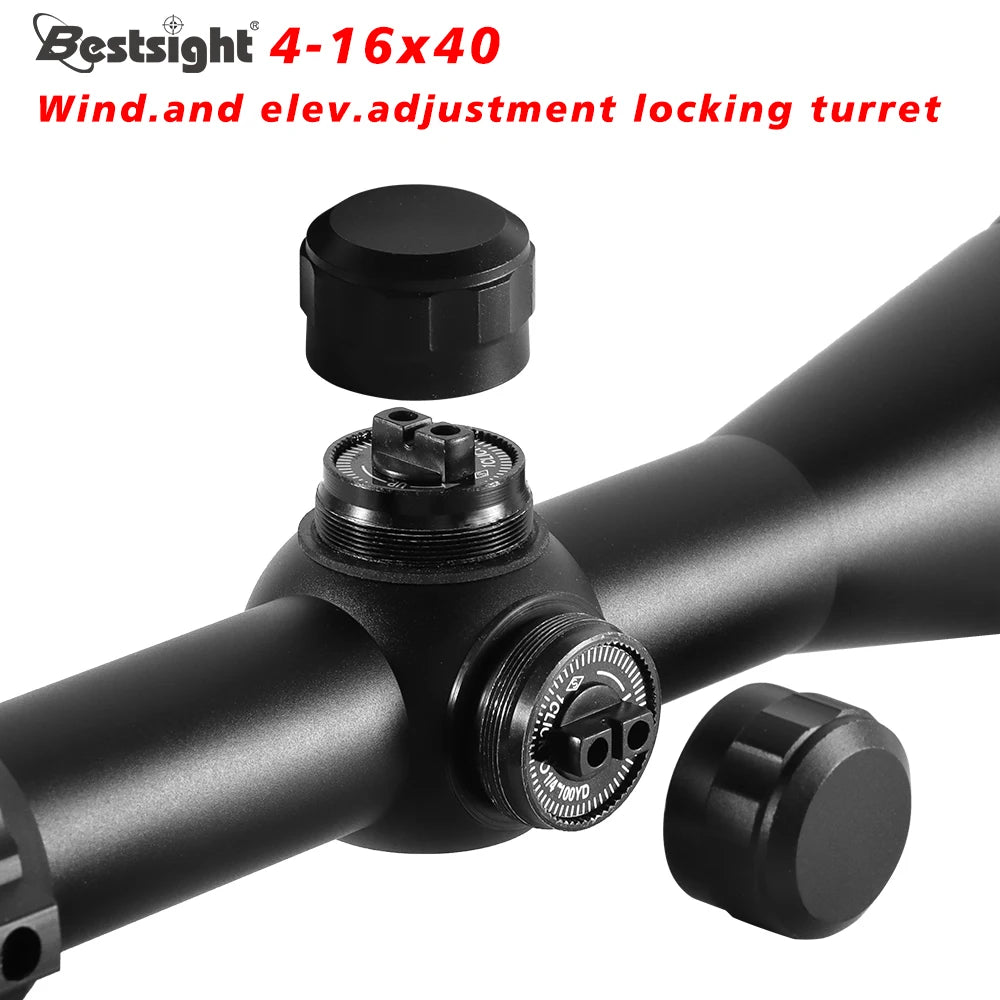 4-16X40 AOE Optics Hunting  Red&Green Dot Illuminated Sight Scope Hunting Gear