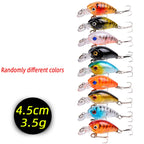 3/5/8Pcs Random Minnow Fishing Lure set High Quality Swimming Bait Wobble Bait Crankbait