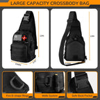 250-Piece Survival Kit with First Aid, Tactical Gear, Emergency Tent & Crossbody Bag for Outdoor Adventure and Gifts