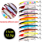 3/5/8Pcs Random Minnow Fishing Lure set High Quality Swimming Bait Wobble Bait Crankbait