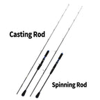 ROLLFISH Premium Fast Jigging Rod – Carbon Fiber, Fuji Guides & Reel Seat, Spinning/Casting Saltwater Fishing Rod